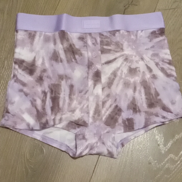 Victoria secret-(3) Pairs- High Waisted BoyShorts-Small (Pink-Purple-Tye Dye) - Picture 5 of 7